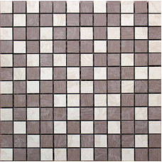 Керамическая плитка Azulindus &amp; Marti Fiori Dorati SIENA HOJAS Mosaico Beige-Chocolate