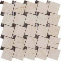 Керамическая плитка Premium Marble Декоры Декор BW03 CR.MARFIL (48) + EMPERADOR (15) polished 3х3