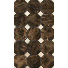 Premium Marble Декоры Декор BW04 SABLEBROWN(48)+LIMSTONEBEIGE(15)pol. 3х3