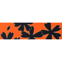 Керамическая плитка Tubadzin Colour БОРД.TUB.FLOWER ORANGE 2 59.3X16.25